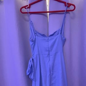 Hello Molly light blue wrap dress